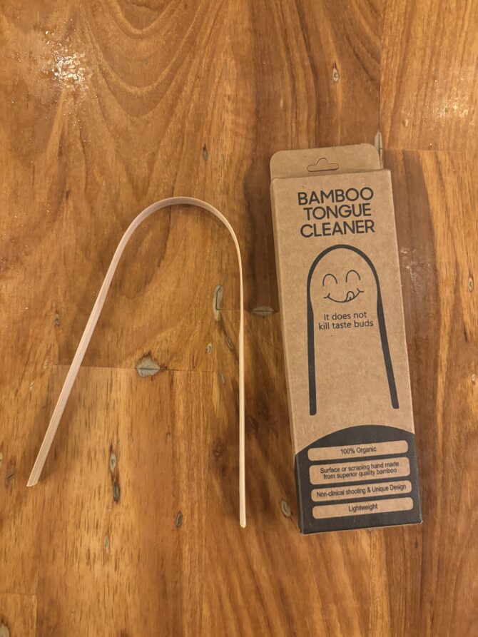 Bamboo Tongue Cleaner