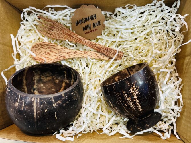 Coconut Shell Kitchenware Combo