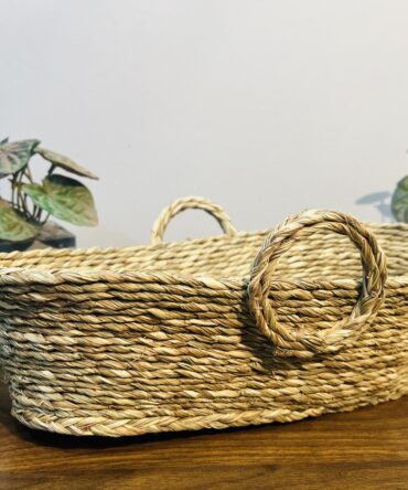 Handmade Bread Basket for Serving - Natural Color