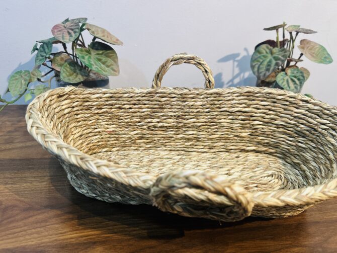 Handmade Bread Basket for Serving - Natural Color