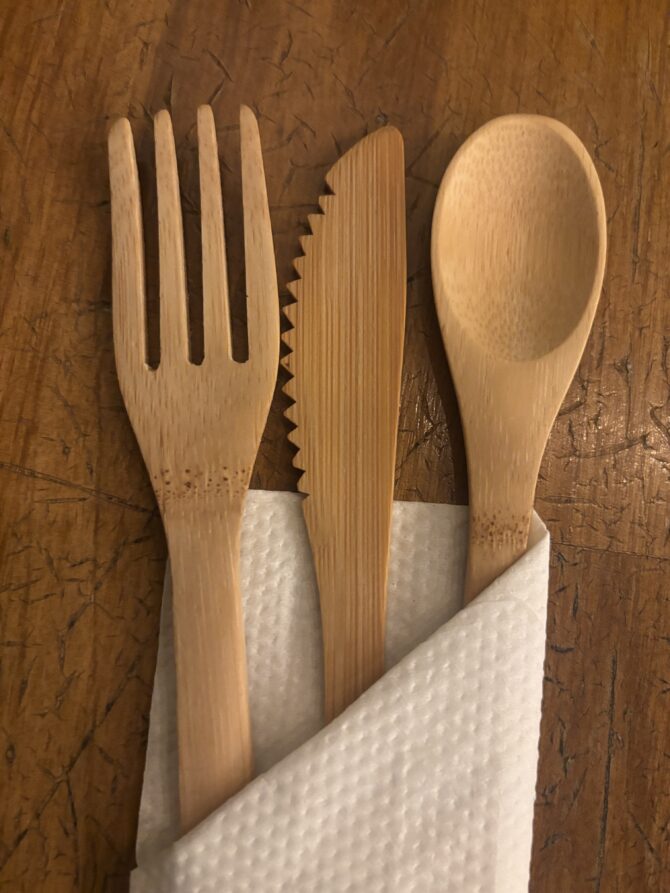 Eco Friendly Bamboo Cutlery Set