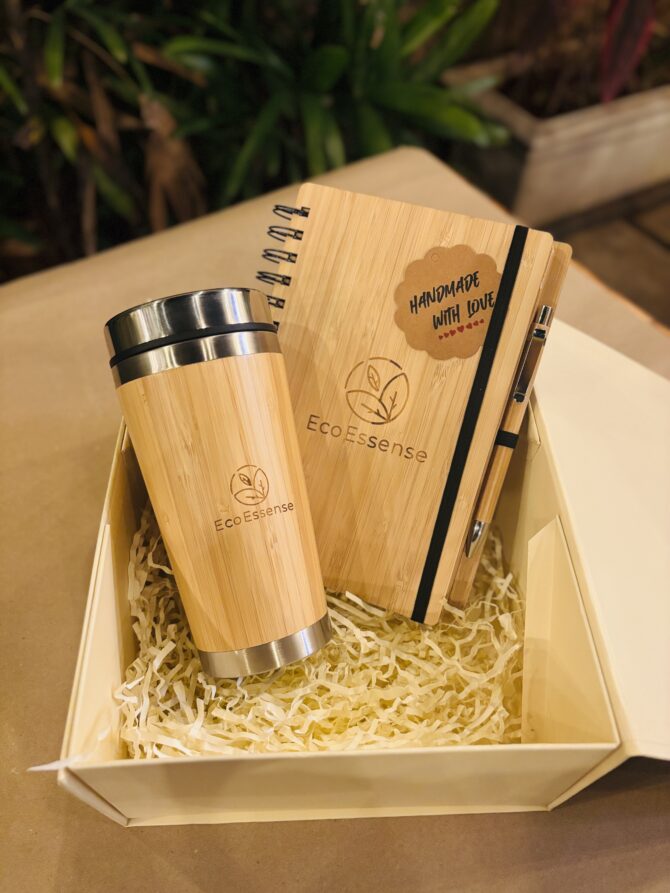 Bamboo Tumbler and Diary