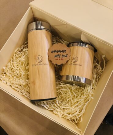 Bamboo Bottle and Coffee Mug