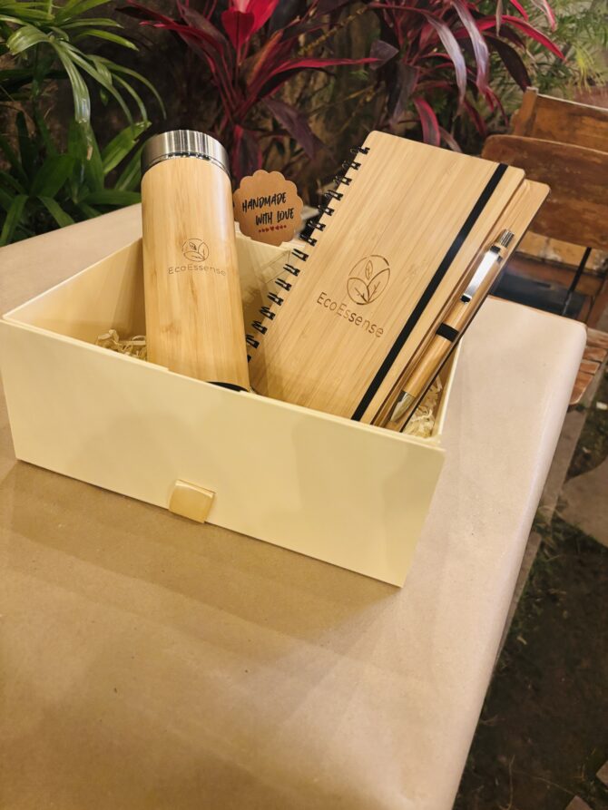 Bamboo Diary and Bottle