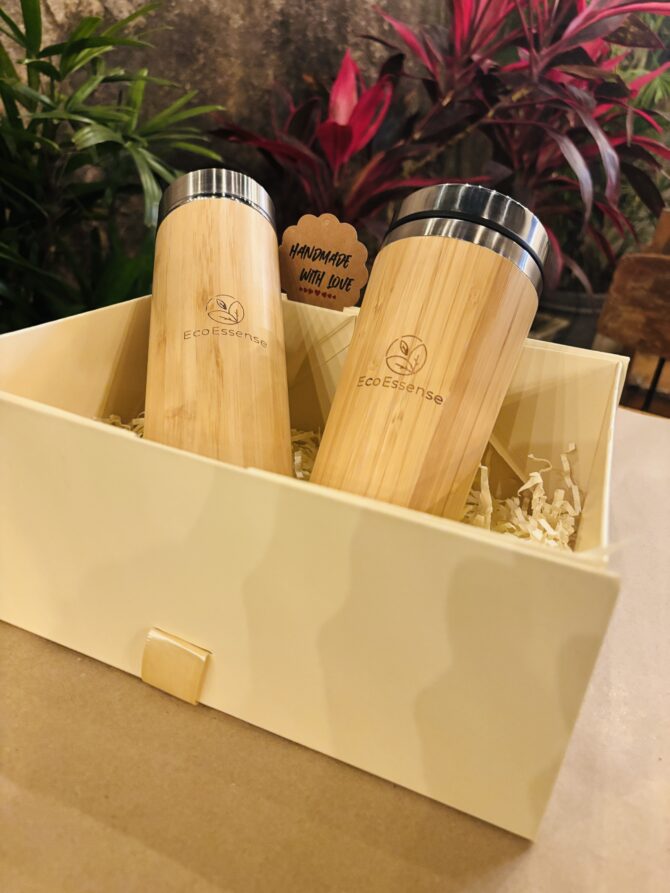 Bamboo Tumbler and Bottle