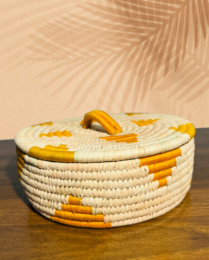 Sabai Grass Storage Box With Natural Handle