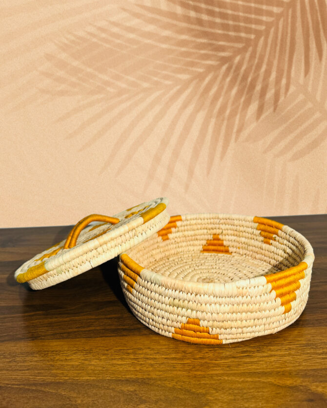 Sabai Grass Storage Box With Natural Handle