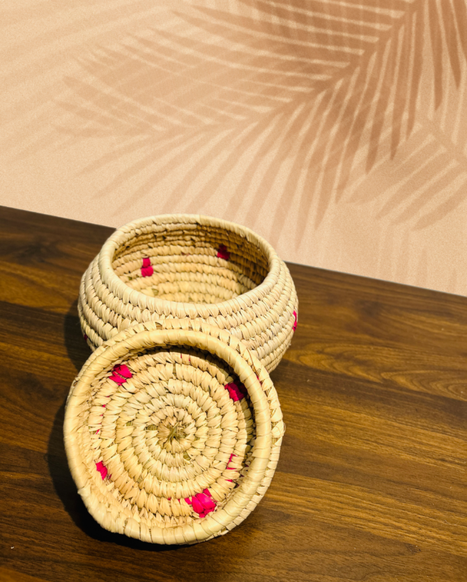 Handmade Sabai Storage Box