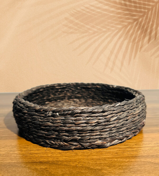 Handmade Sabai Grass Basket - Brown