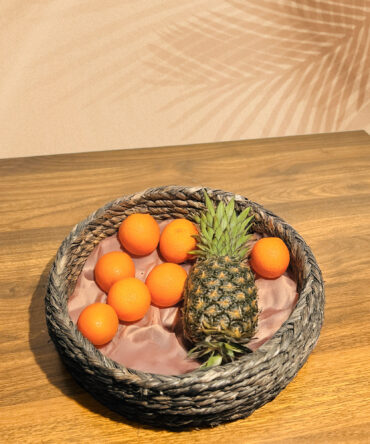 Handmade Sabai Grass Basket - Brown