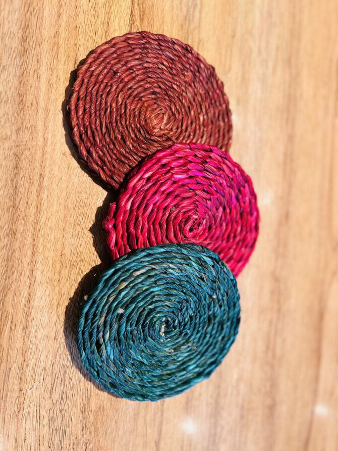 Handmade Coasters -Mixed Colors