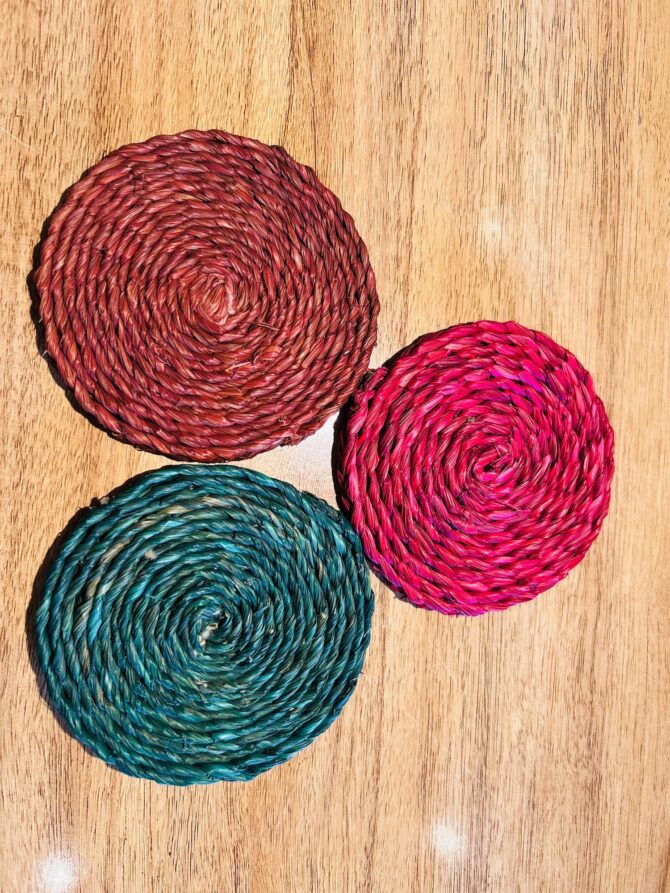 Handmade Coasters -Mixed Colors