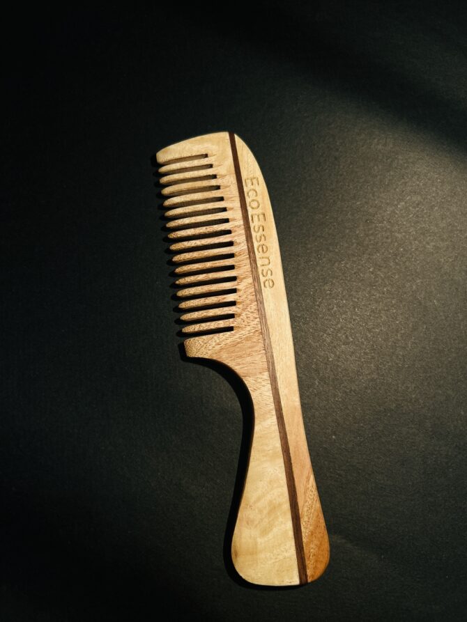 Premium Handle Neem Comb – Natural Care for Healthy Hair