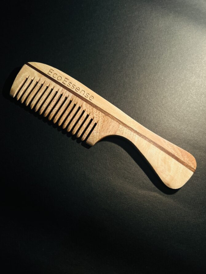 Premium Handle Neem Comb – Natural Care for Healthy Hair