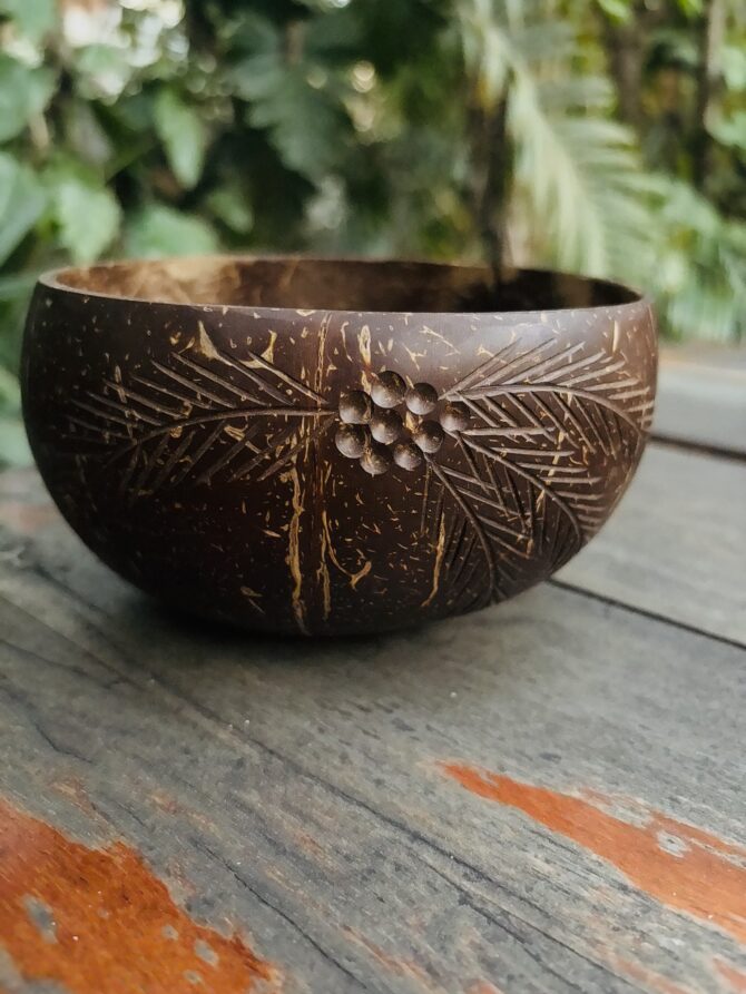 Palm Leaf Jumbo Coconut Bowl - 900ML