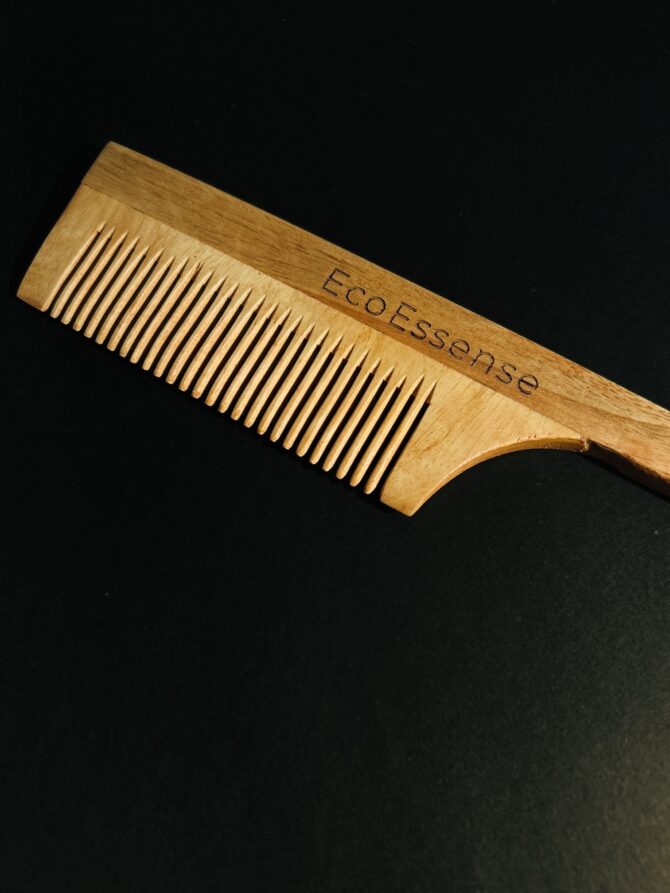 Authentic Neem Wood Tail Comb -For Hair Care