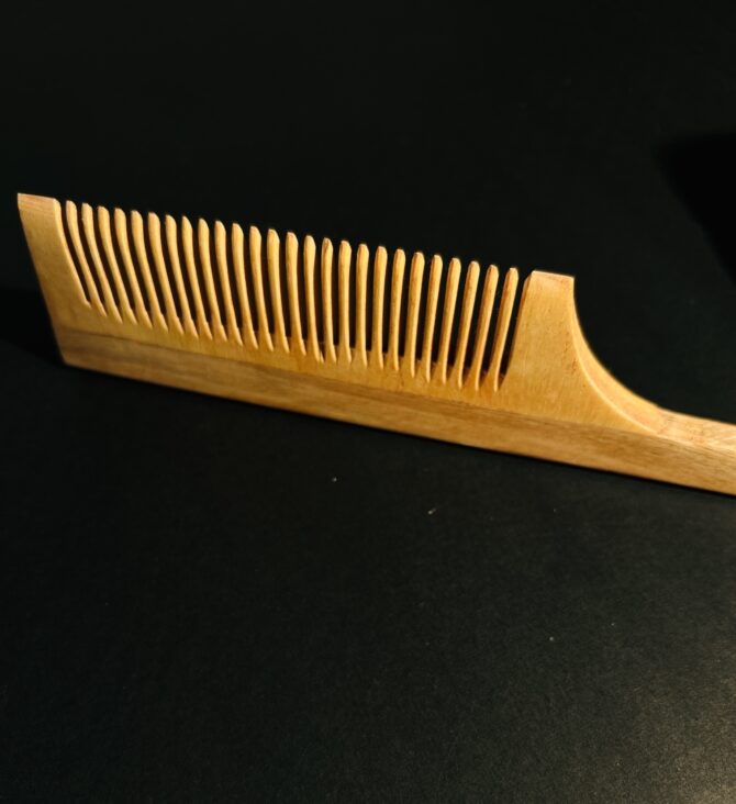 Authentic Neem Wood Tail Comb -For Hair Care